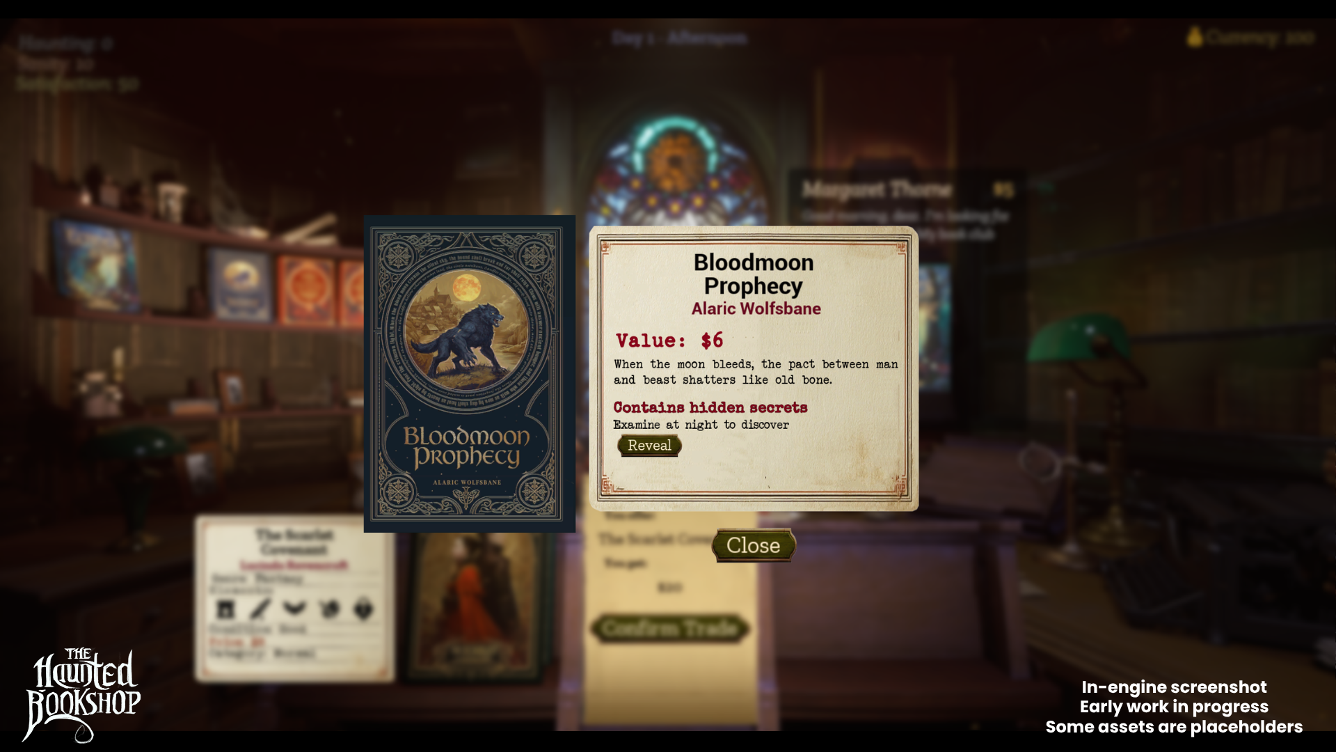 Book secrets revealed during trade